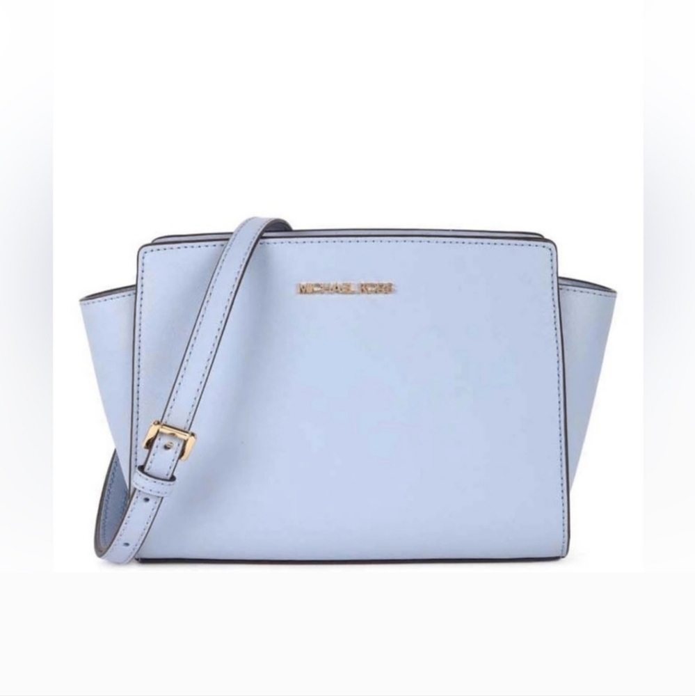 Michael Kors Selma Medium Saffiano Messenger Bag